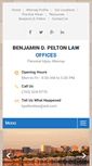 Mobile Screenshot of benjaminpeltonlaw.com